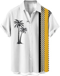 Men's Tropical Print Short Sleeve Shirt